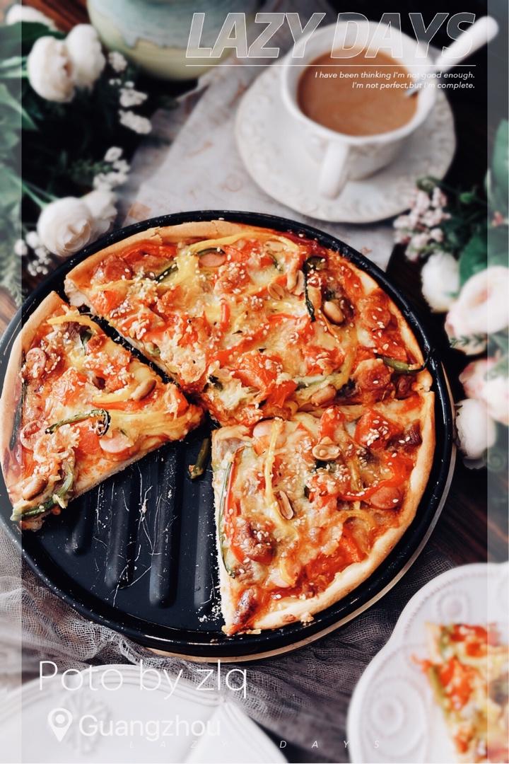 好吃到爆的料多多披萨