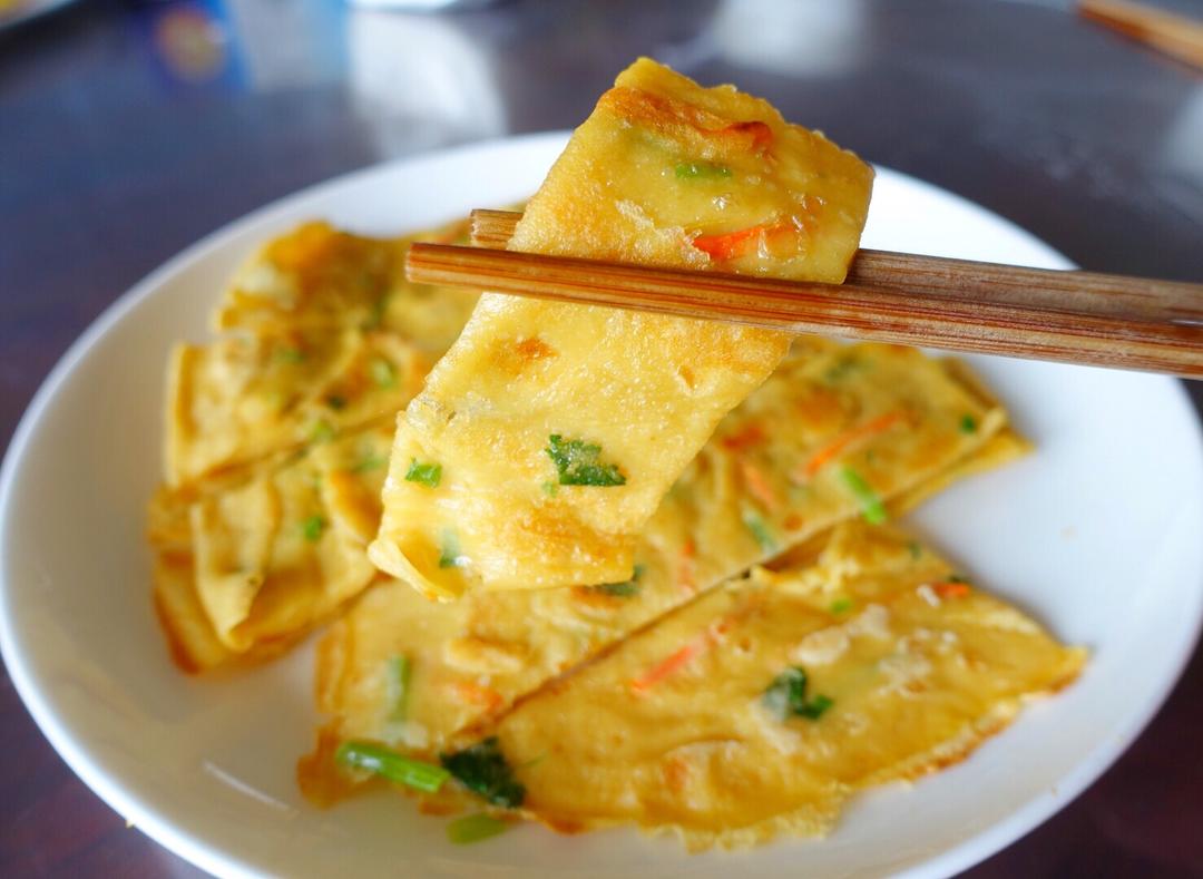 快手鸡蛋饼的做法