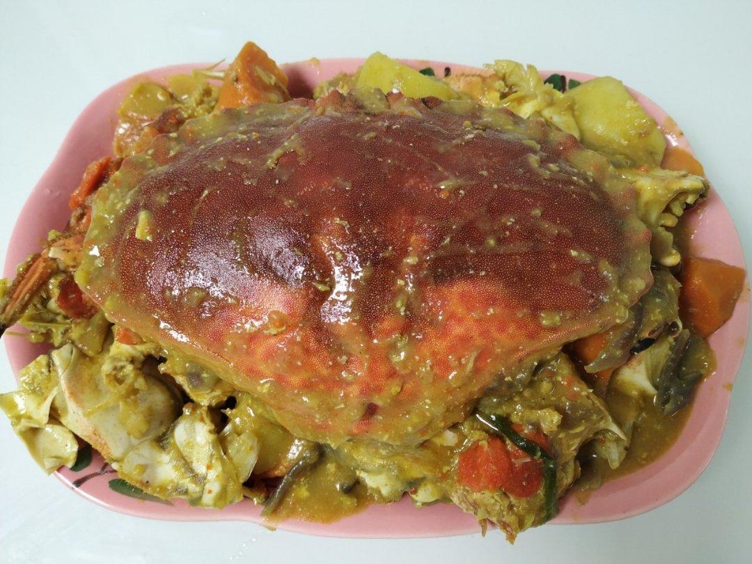 椰浆咖喱面包蟹