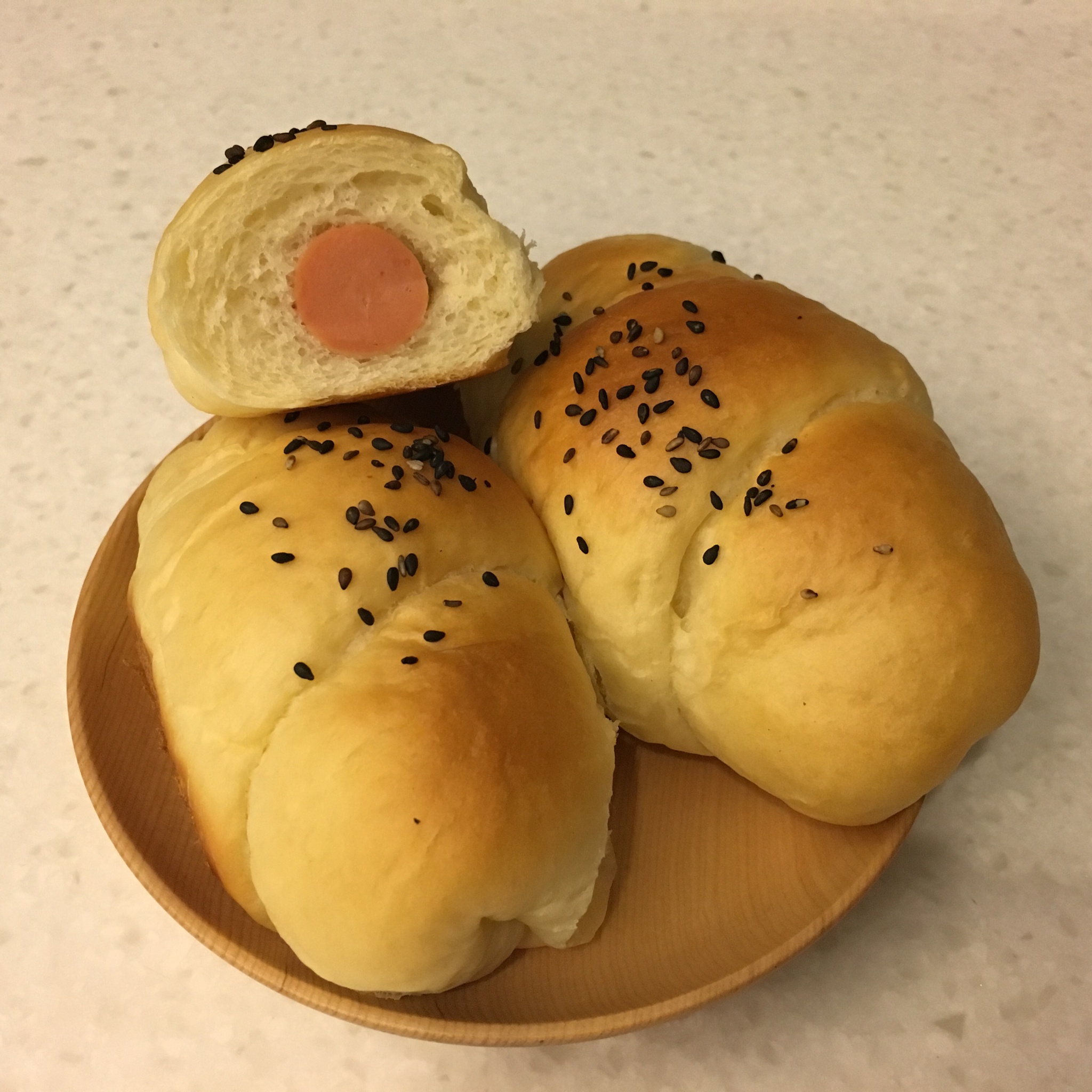 奶油短棍面包