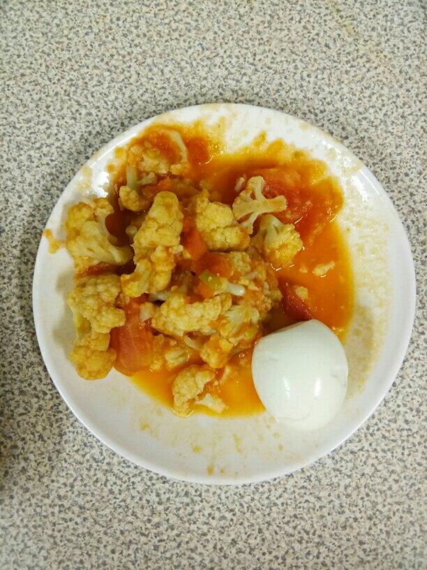 西红柿炒菜花