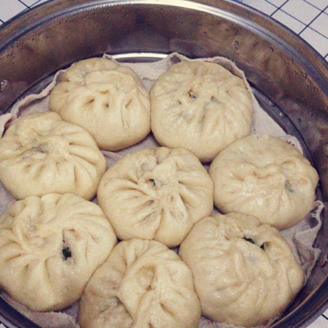 韭菜鸡蛋黑木耳肉包子
