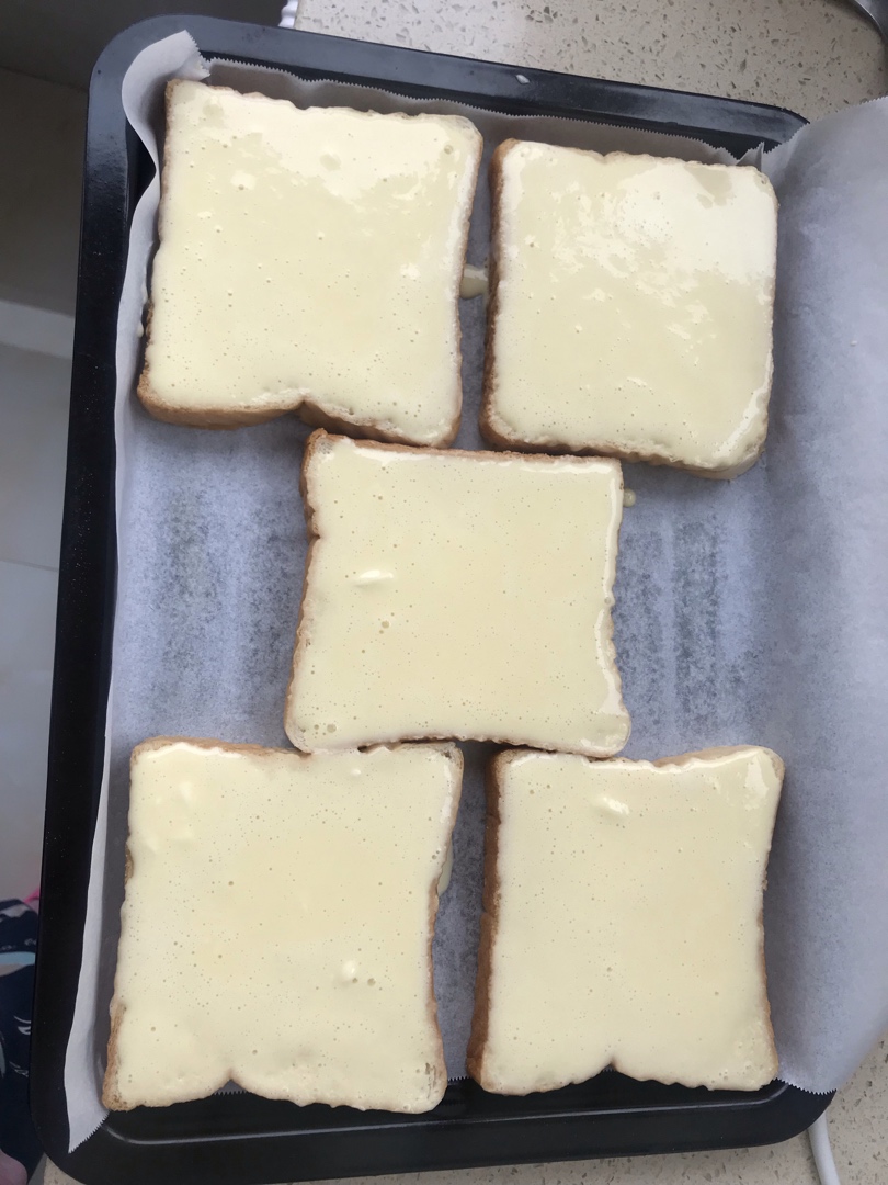 超简单👉岩烧乳酪吐司片