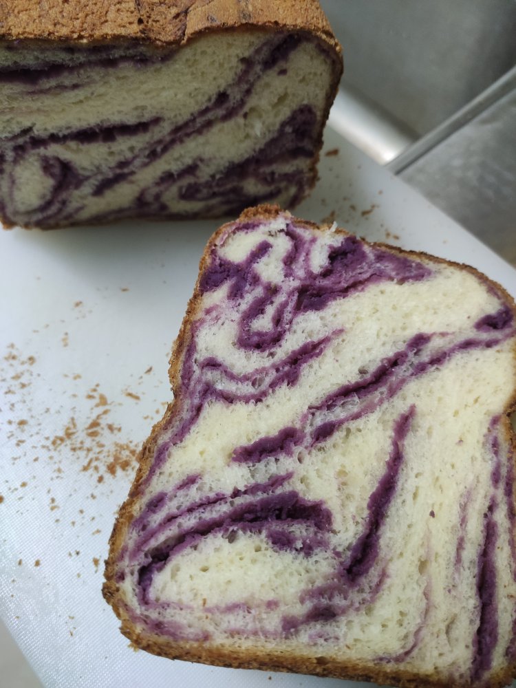 紫薯大理石纹吐司