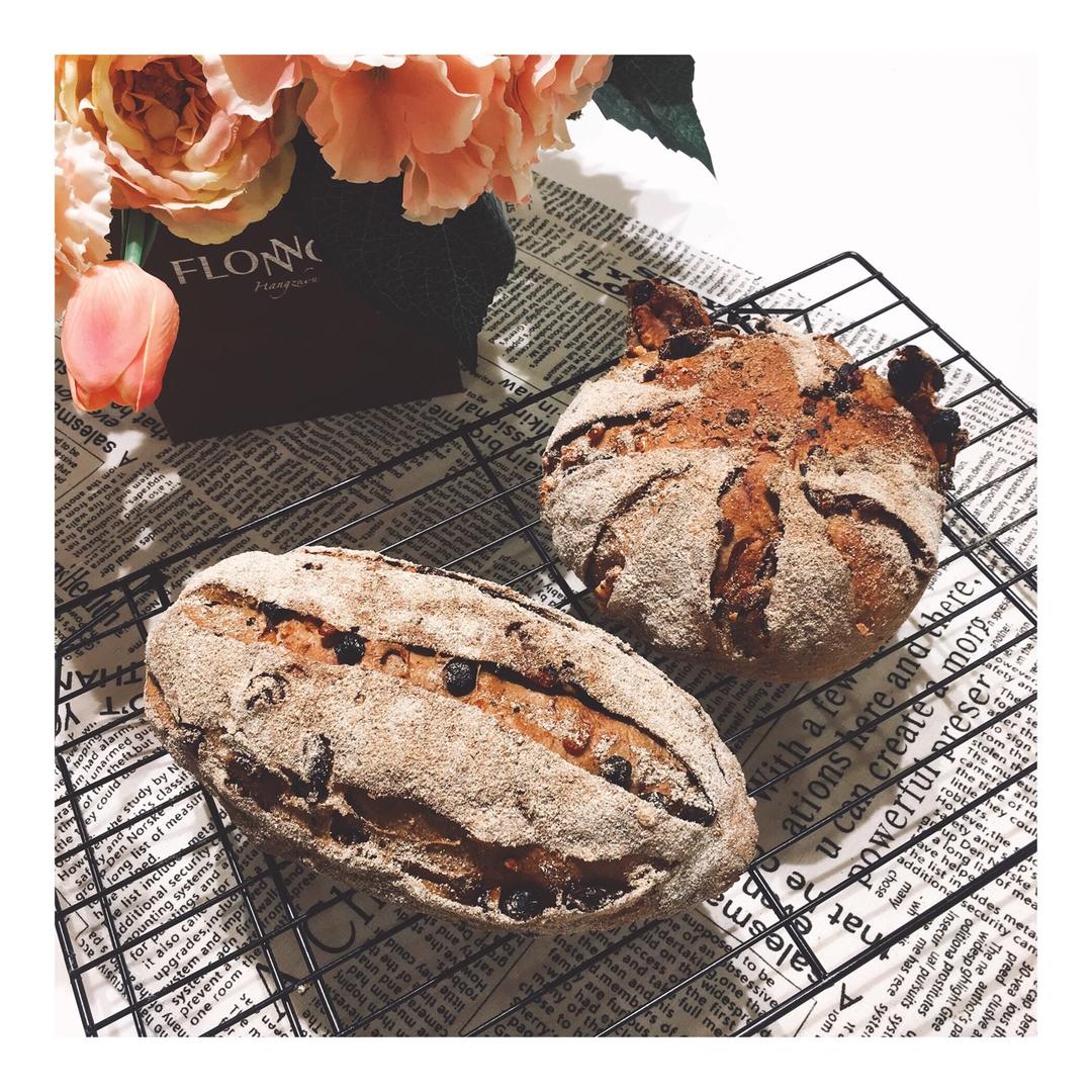 黑麦无花果面包