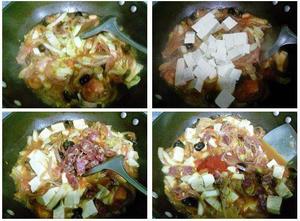 茄汁豆腐煲的做法 步骤3