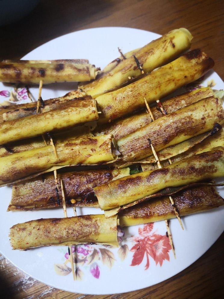 豆腐皮卷金针菇烤串（烤箱）