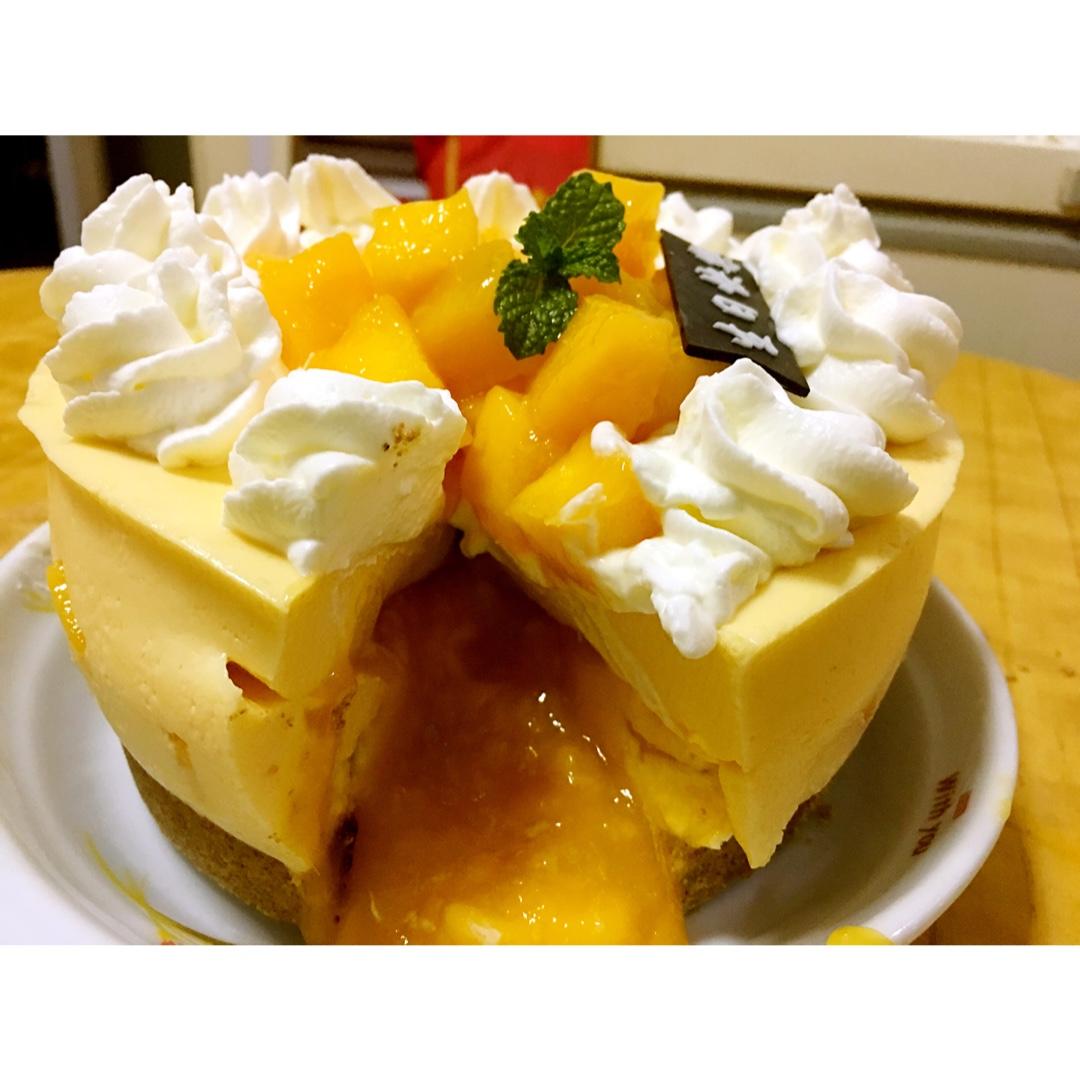 《Tinrry下午茶》教你做芒果流心慕斯（6寸配方）