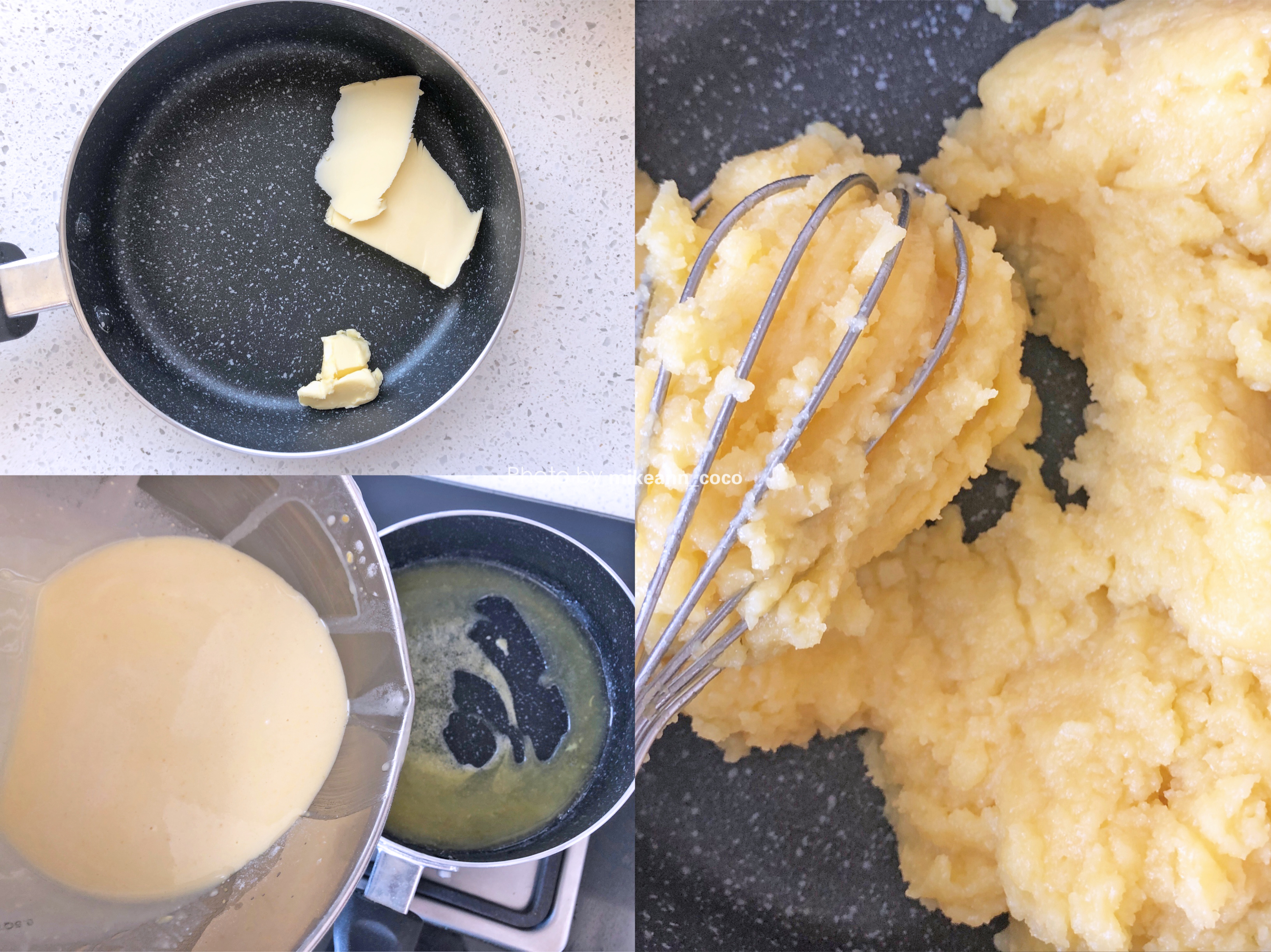 免烤‼️椰香奶黄冰皮月饼，锁死这个配方的做法 步骤4