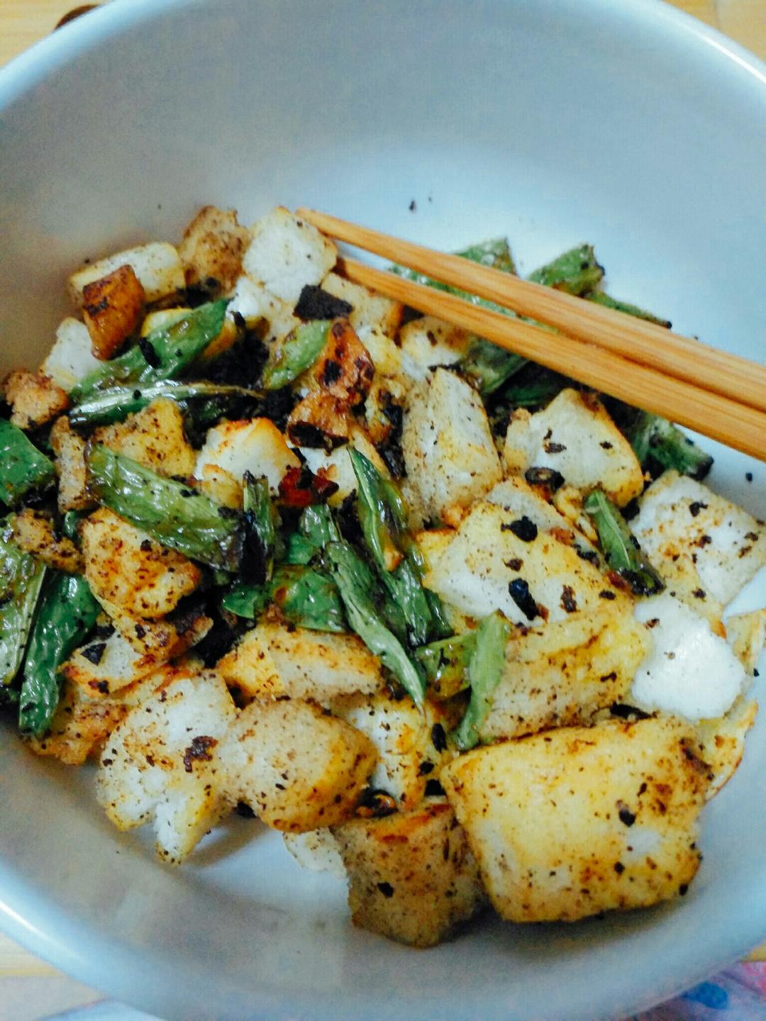 黄金炒馒头（秘制）