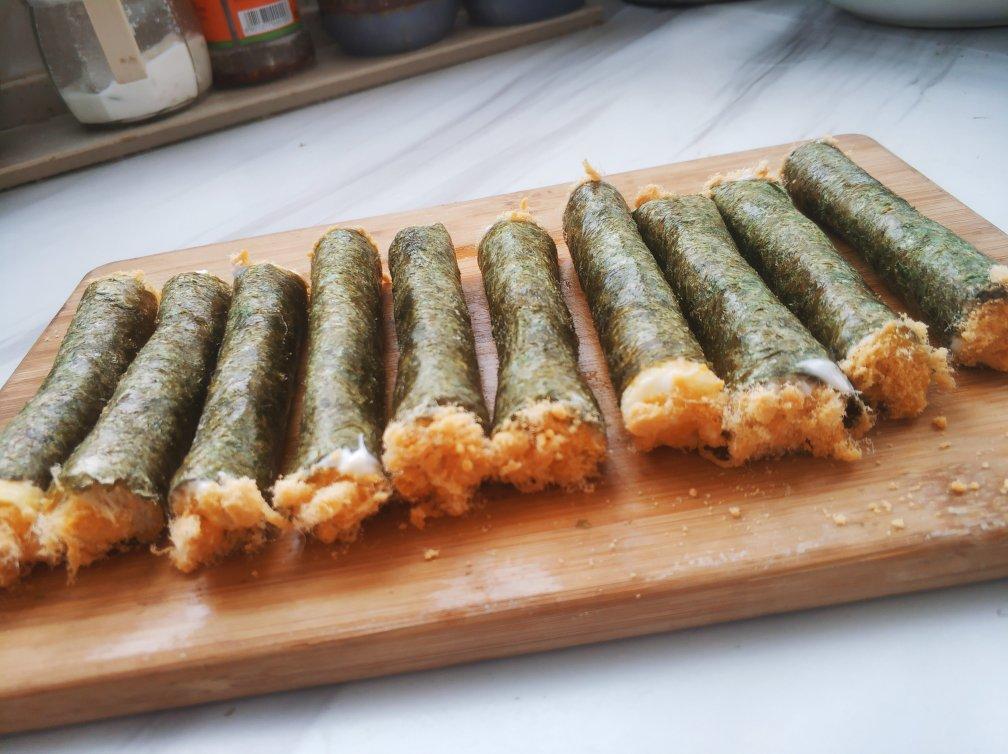 肉松海苔吐司卷