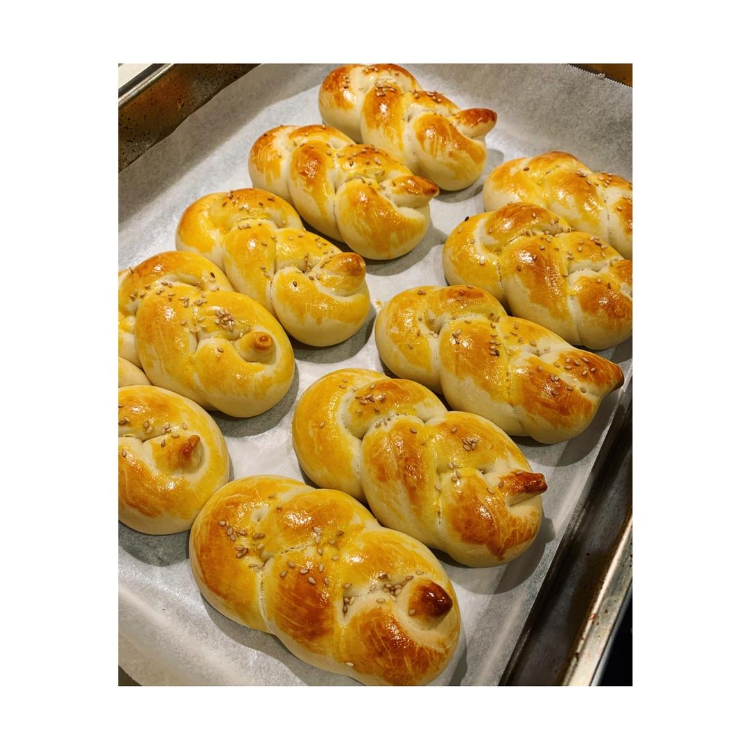 北海道中种花式小面包