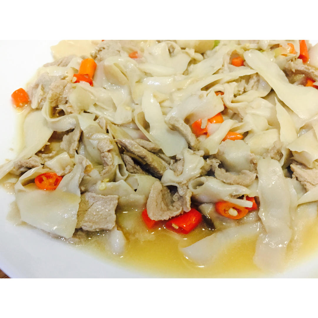 杏鲍菇炒肉片
