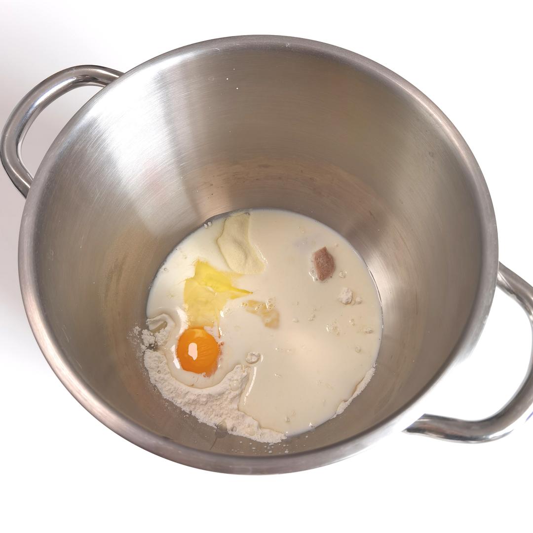 纯奶手撕吐司的做法 步骤1