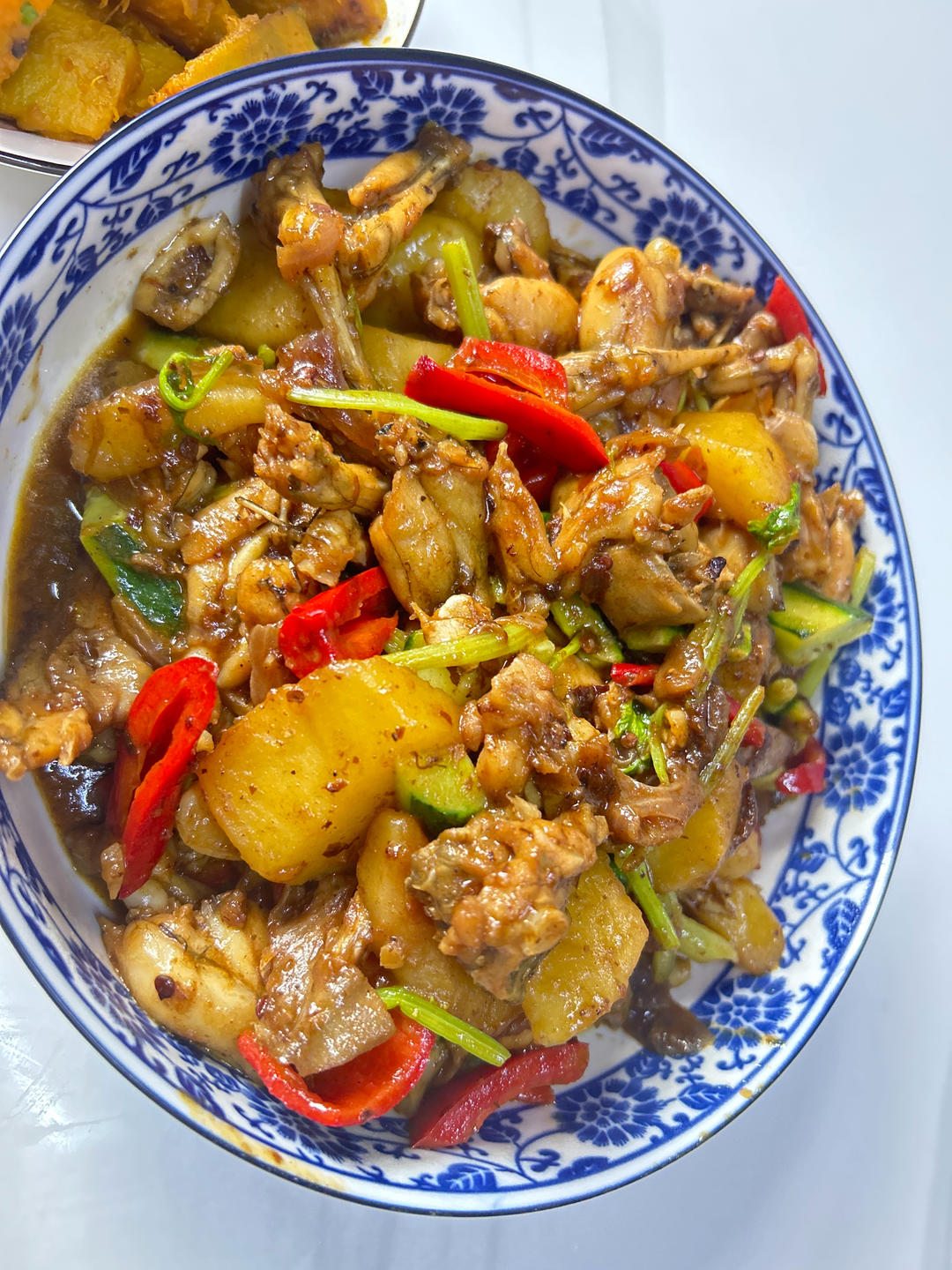 🔥家庭版干锅牛蛙～快手版