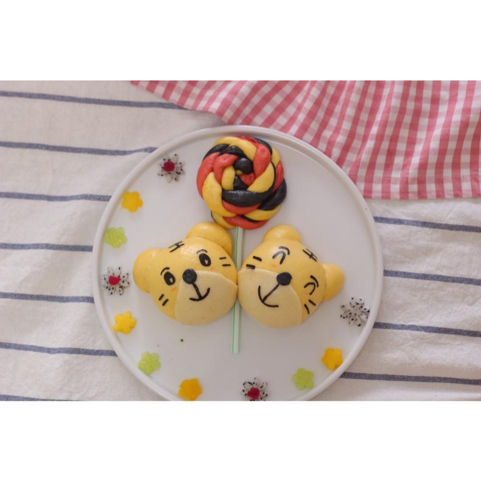 开心豆ht做的巧虎馒头