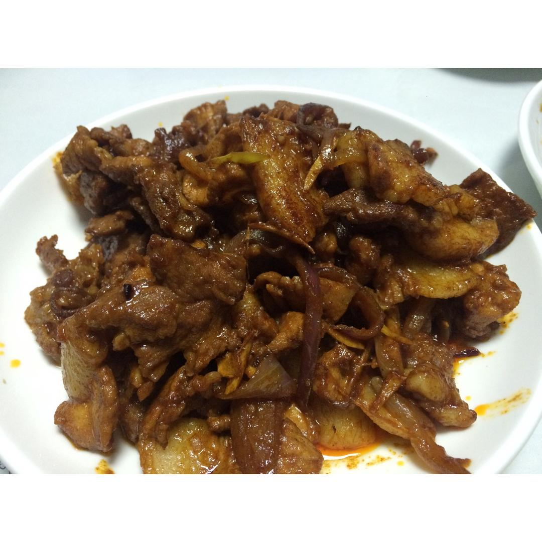 韩式辣炒猪肉（拌饭）