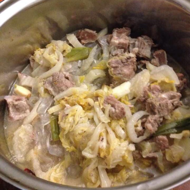 酸菜炖排骨