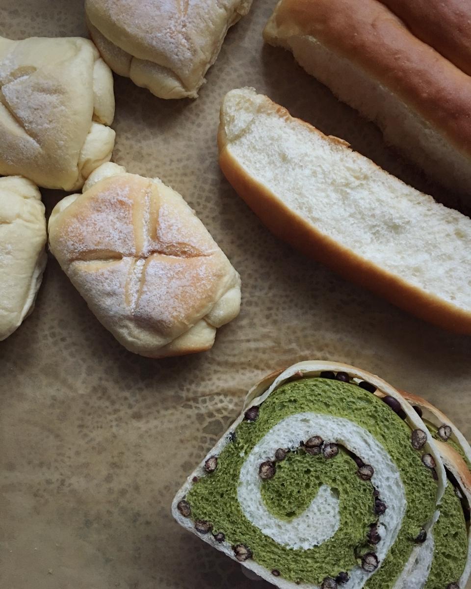 最正宗的日式抹茶红豆吐司