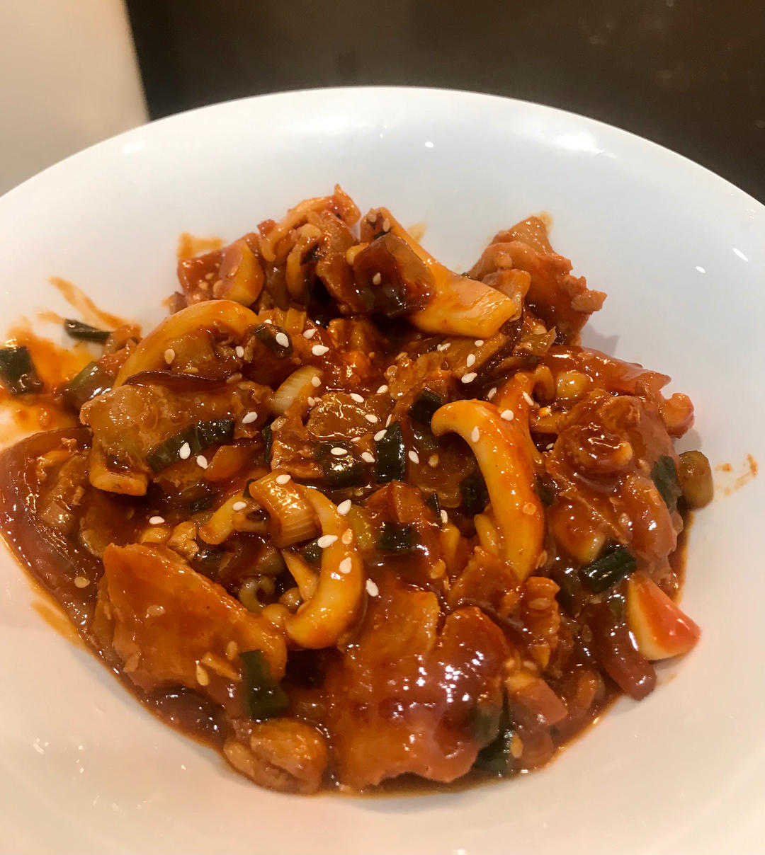 超简单韩国鱿鱼五花肉烤肉