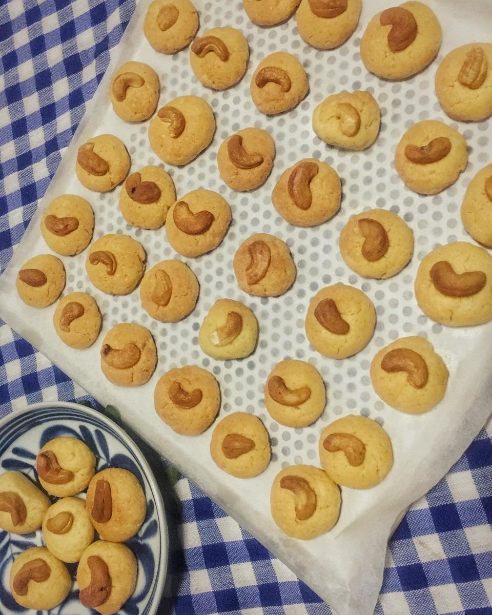 口口腰果酥（附黄油冬天软化小技巧）