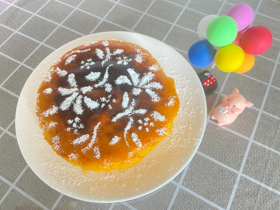 偷懒省事的南瓜巴斯克蛋糕（减糖减脂版）