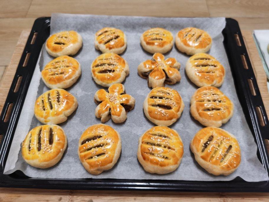 绿豆饼，层层酥脆超详细做法解说，包括自制绿豆沙