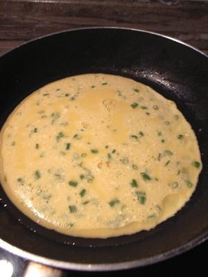 火腿蘑菇omelet的做法 步骤6