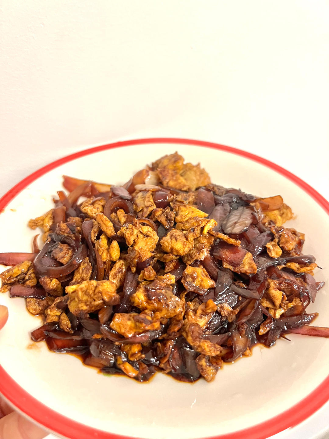 降压防癌的好食材  洋葱炒鸡蛋