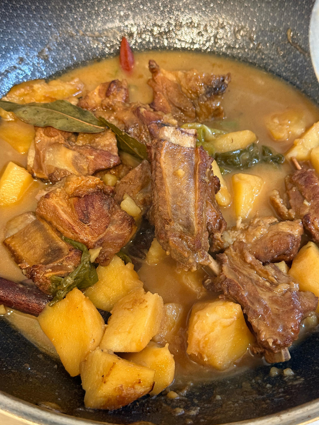 🔥巨好吃的红烧排骨炖土豆❗️懒人版轻松做拿手菜