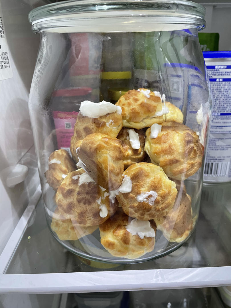 简单易成功的奶油小泡芙做法
