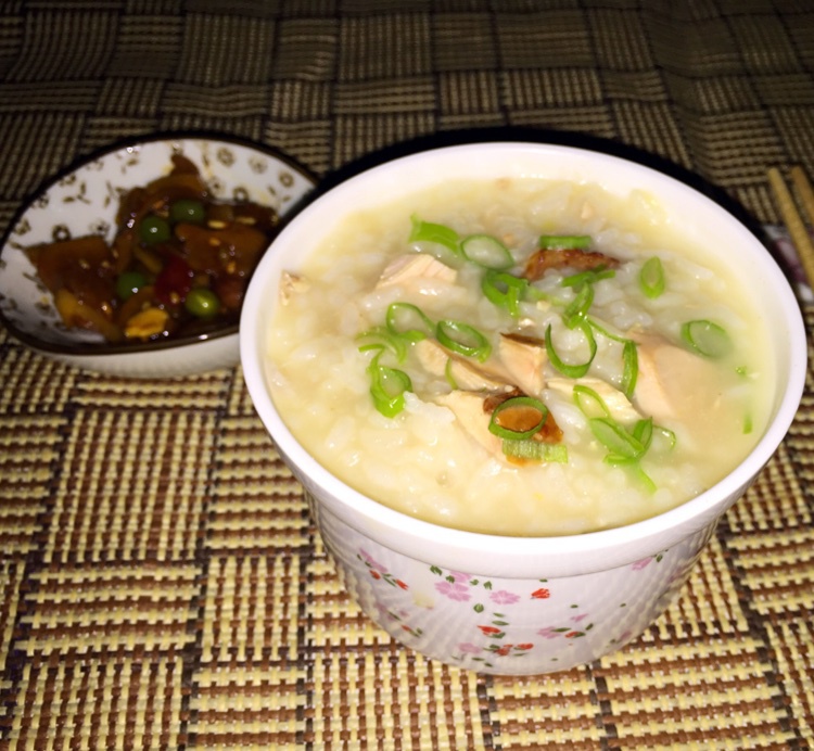 香菇鸡肉粥