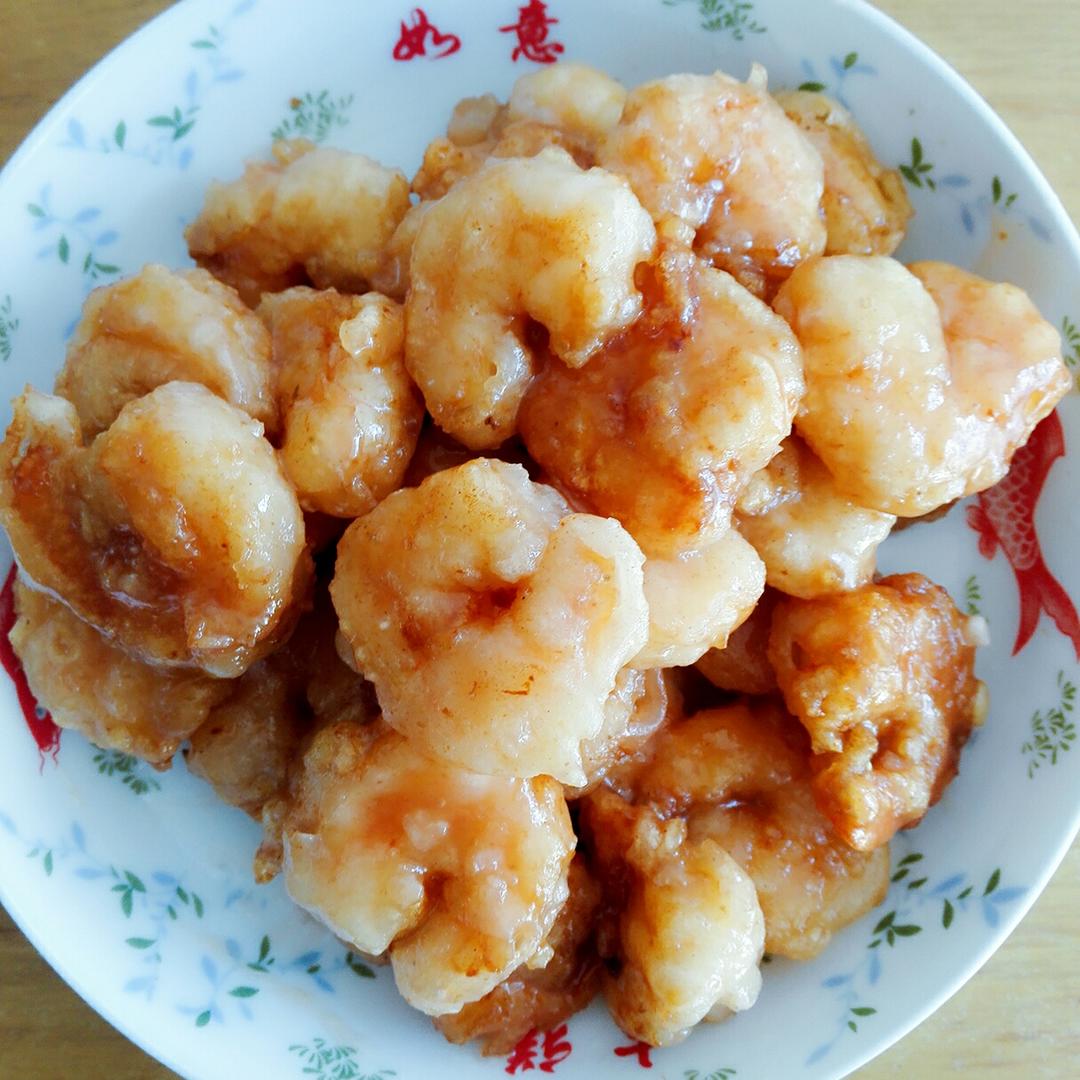 溜虾仁