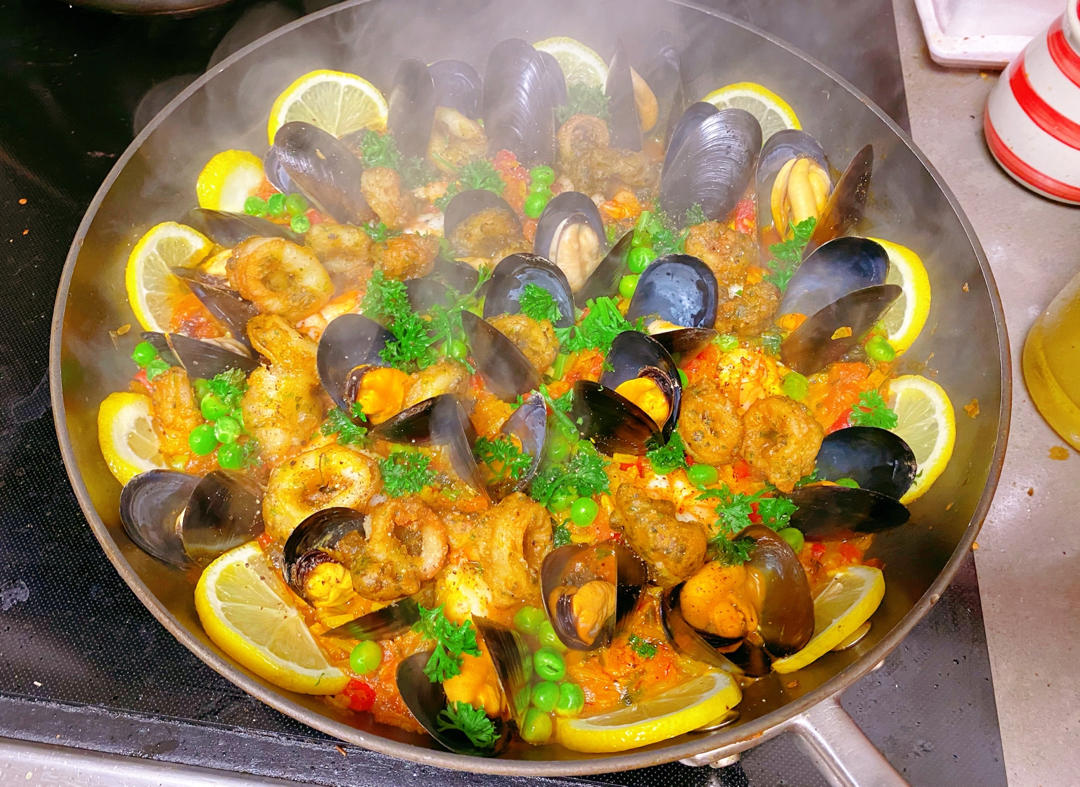 【曼食慢语】Seafood Paella 西班牙海鲜饭