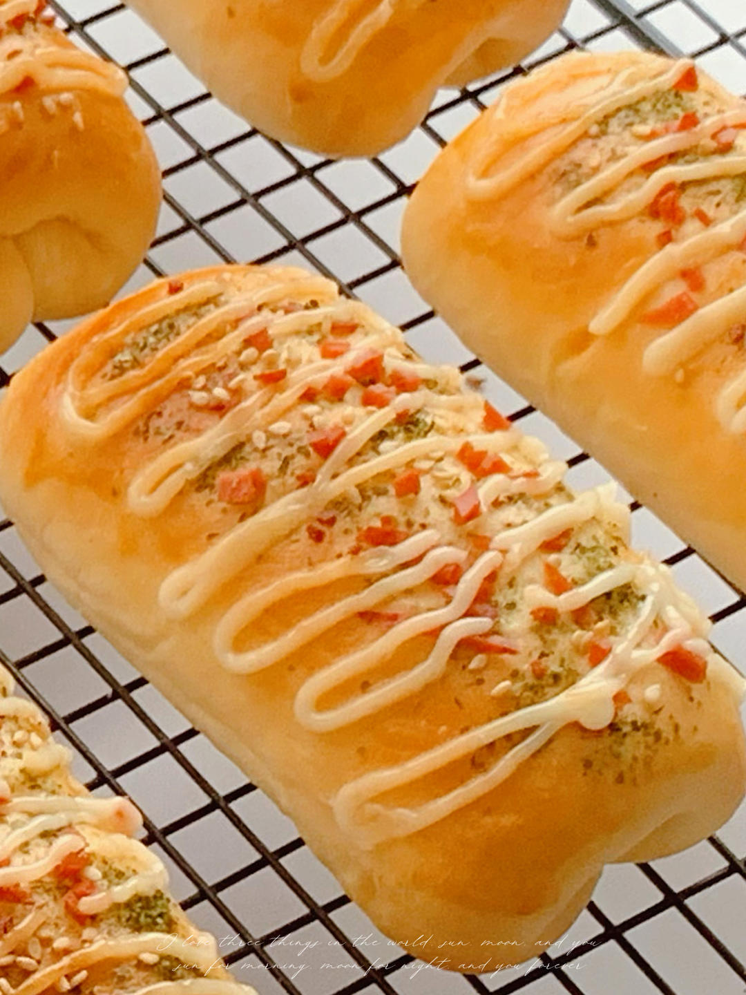 火腿海苔面包的做法