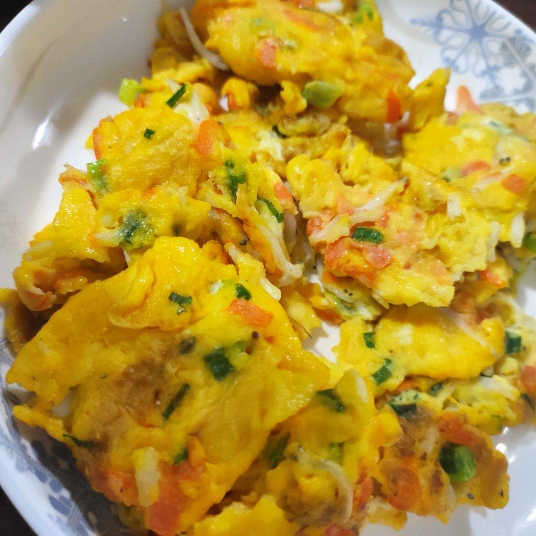 高钙高蛋白，适合宝贝吃的【银鱼时蔬小饼】