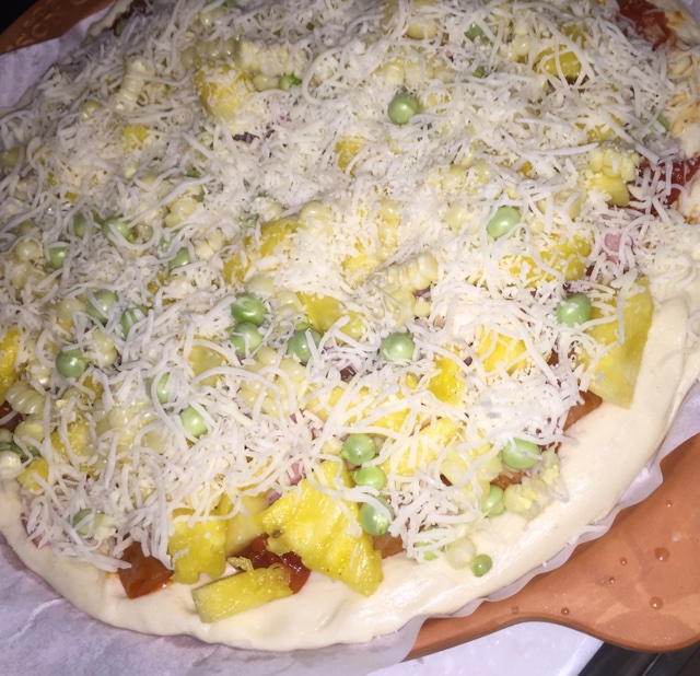 夏威夷pizza（附饼底冷冻法）