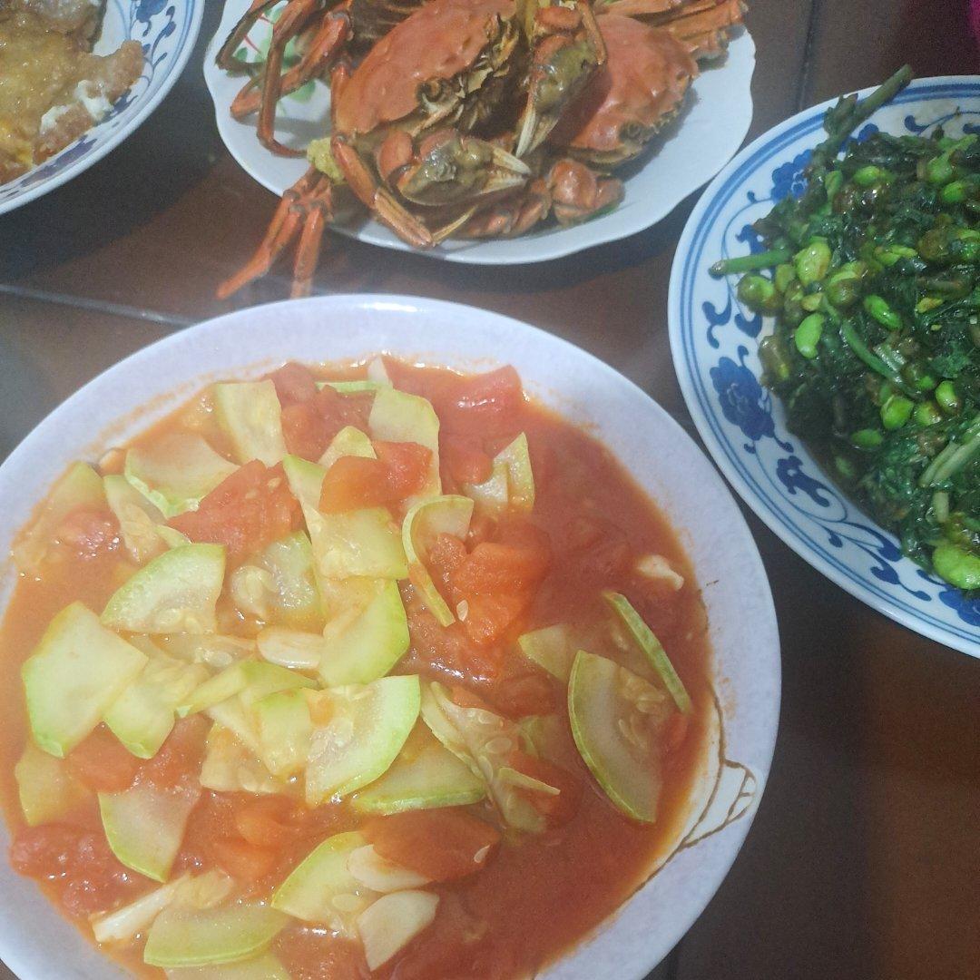 一分钟学会【番茄炒西葫芦】