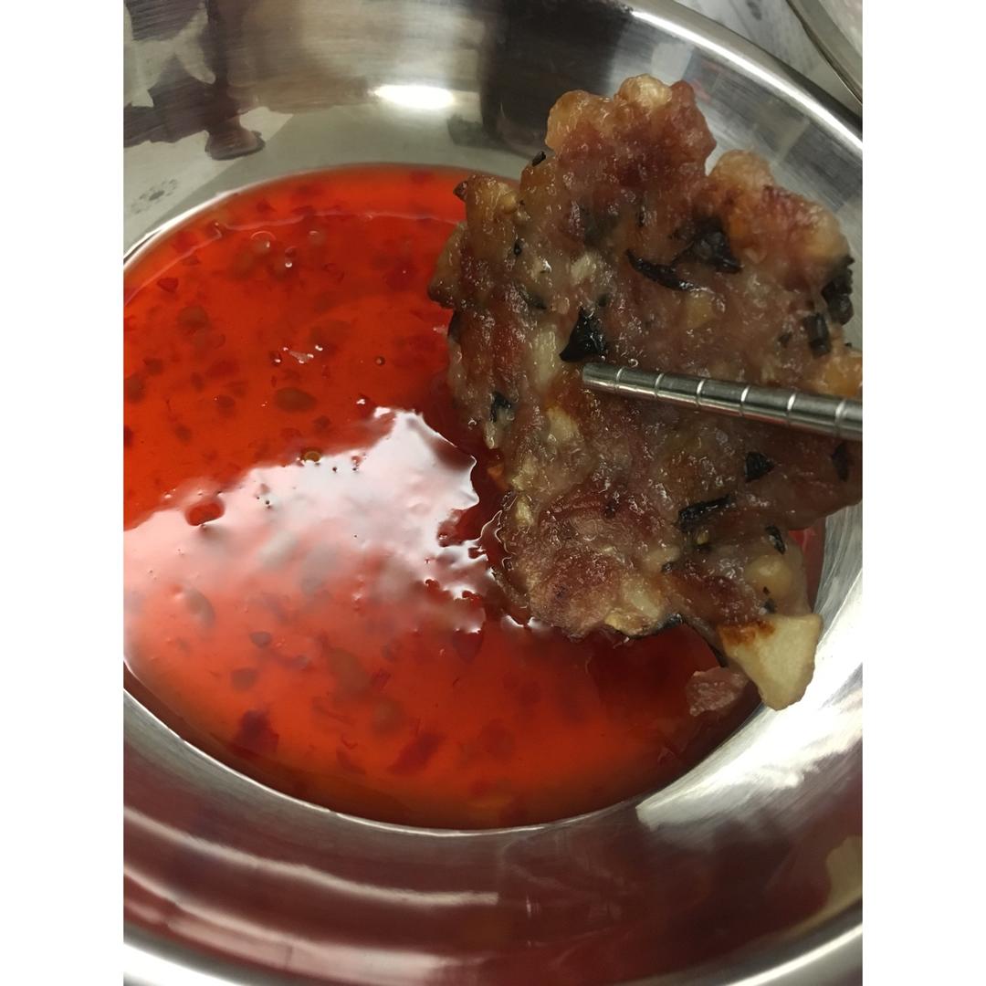 家庭煎肉饼