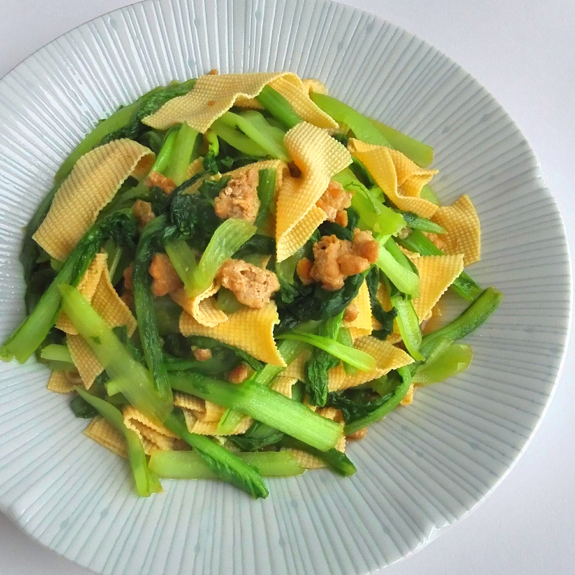 小白菜炒豆腐