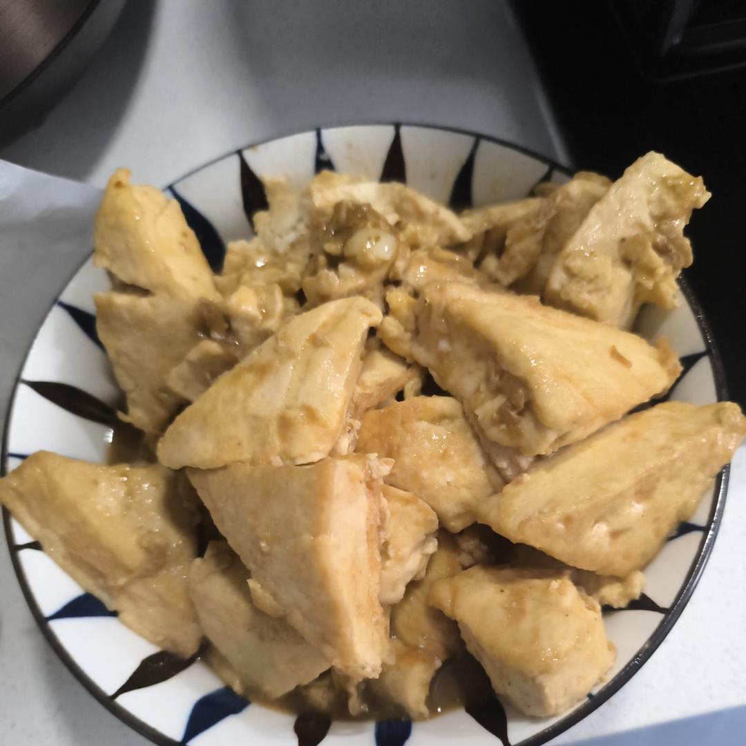 焖煎豆腐