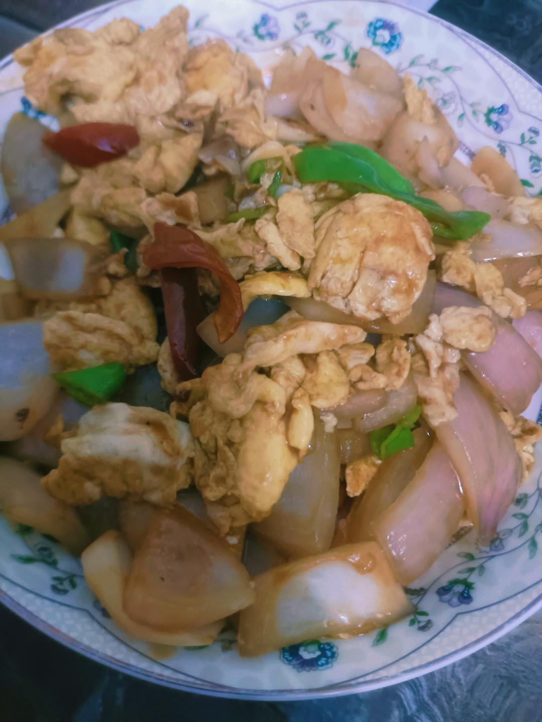 洋葱炒鸡蛋
