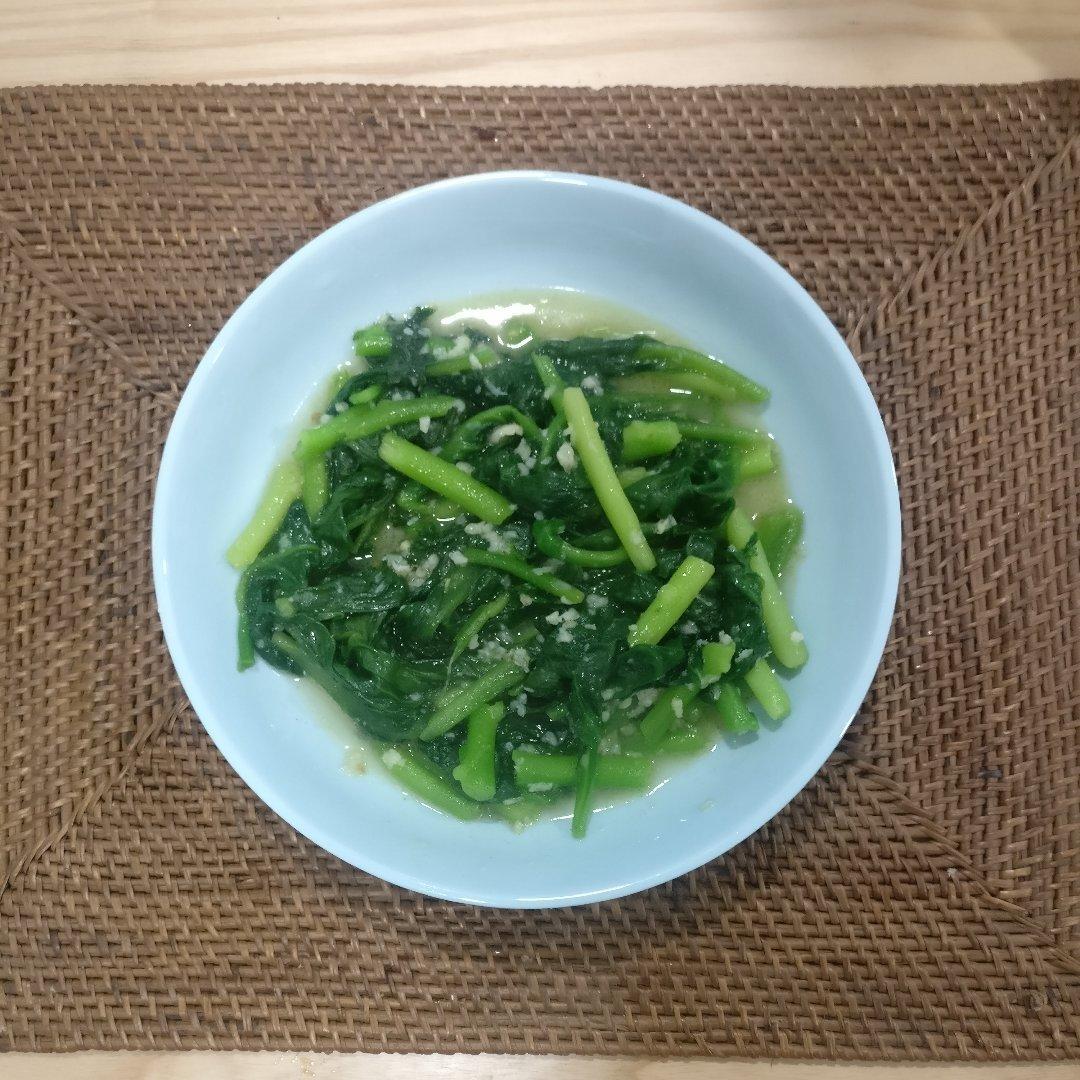 蒜香紫角叶（木耳菜）