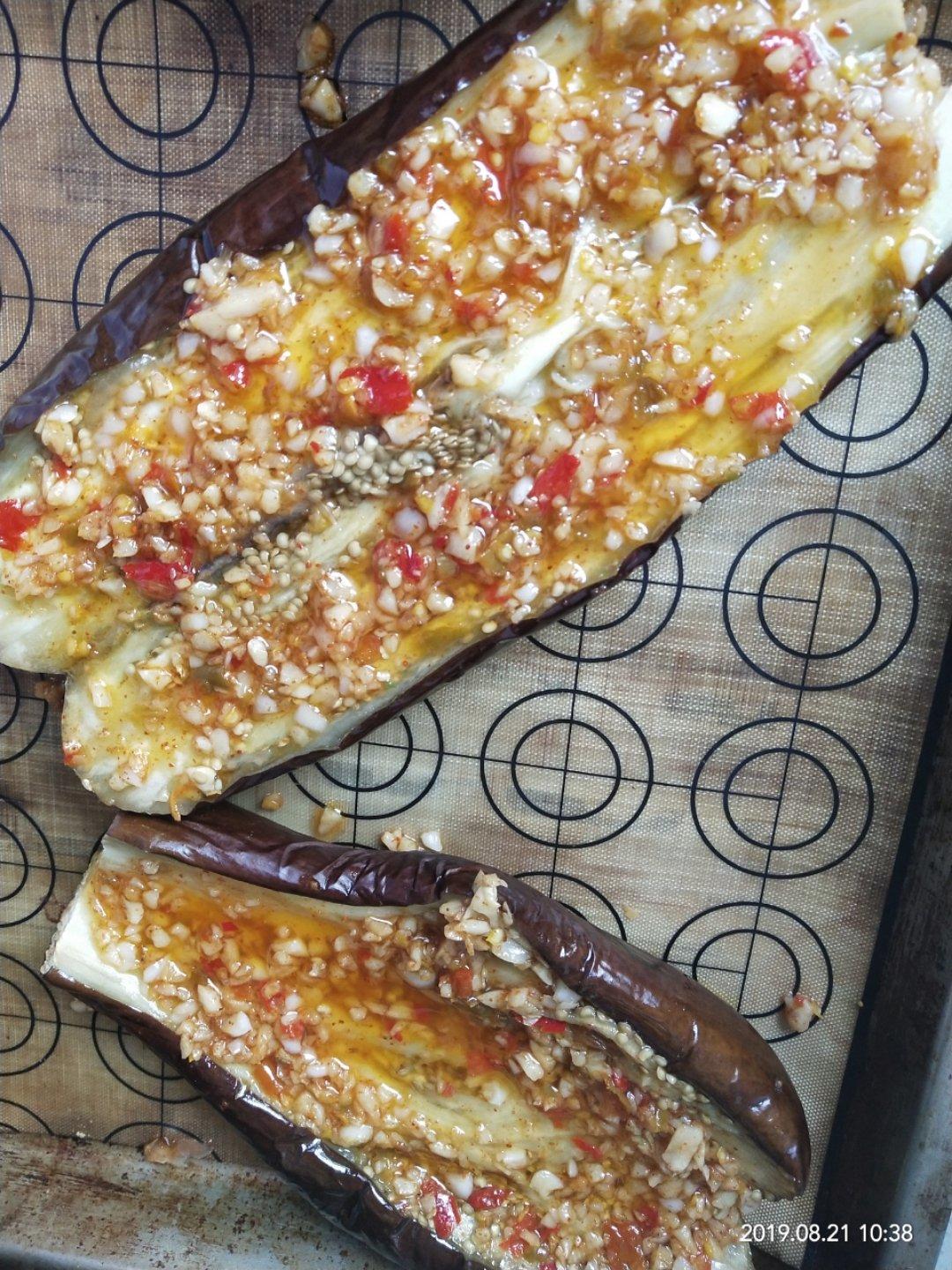 超级下饭的飘香剁椒蒜蓉蒸茄子🍆