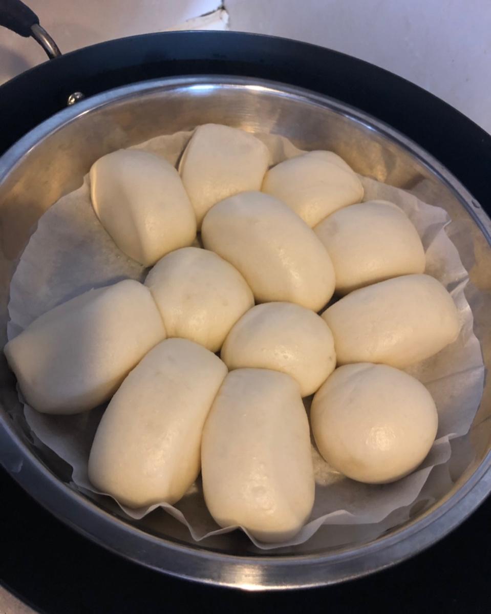 细腻光滑一次发酵牛奶馒头