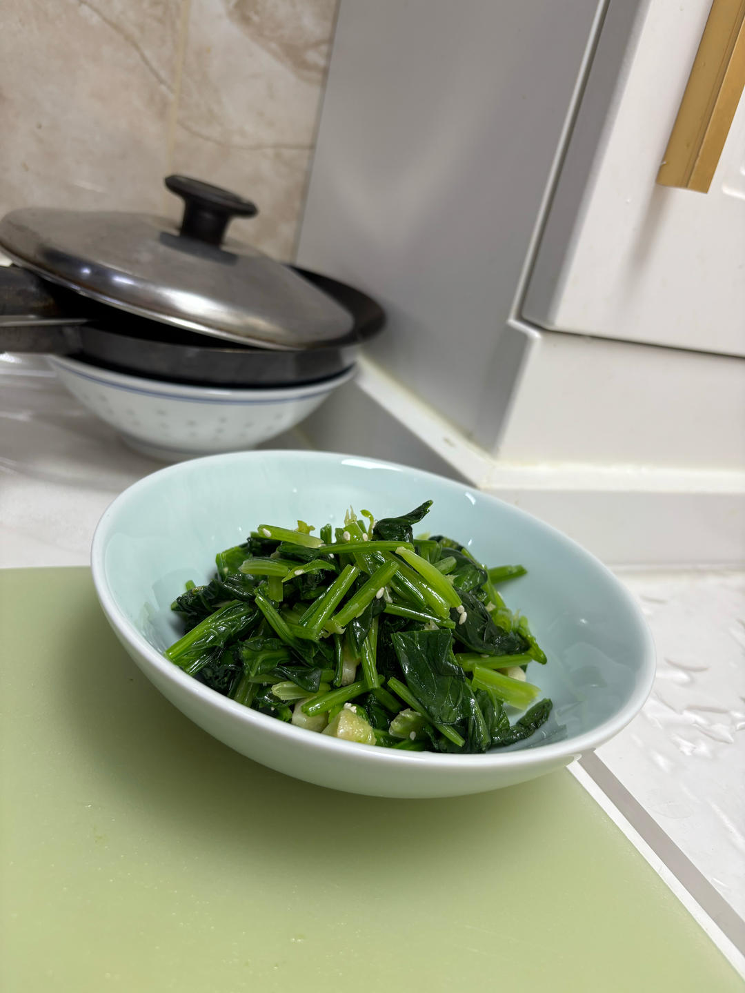 20250731—凉拌菠菜～