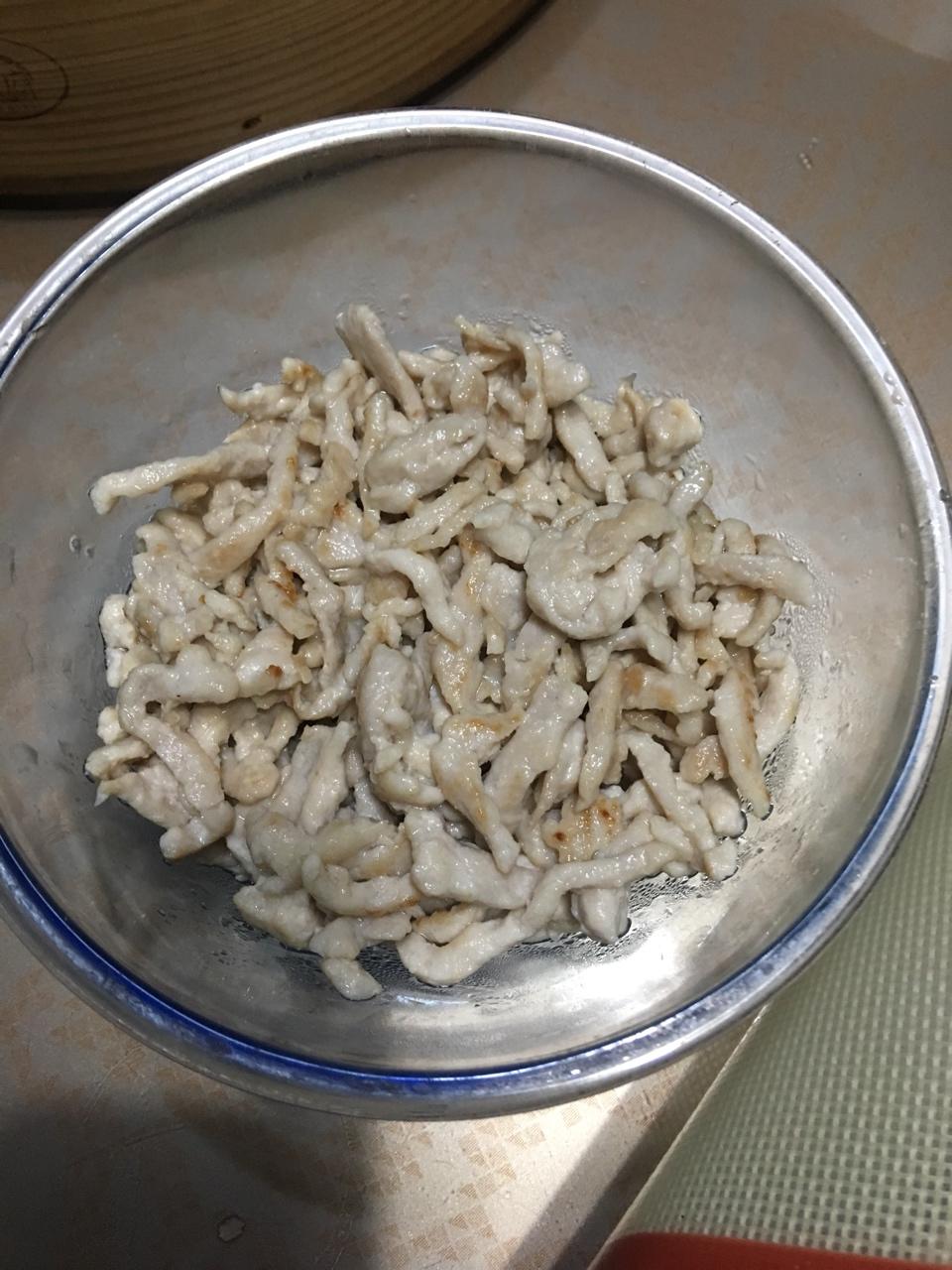 百搭的肉丝嫩炒法