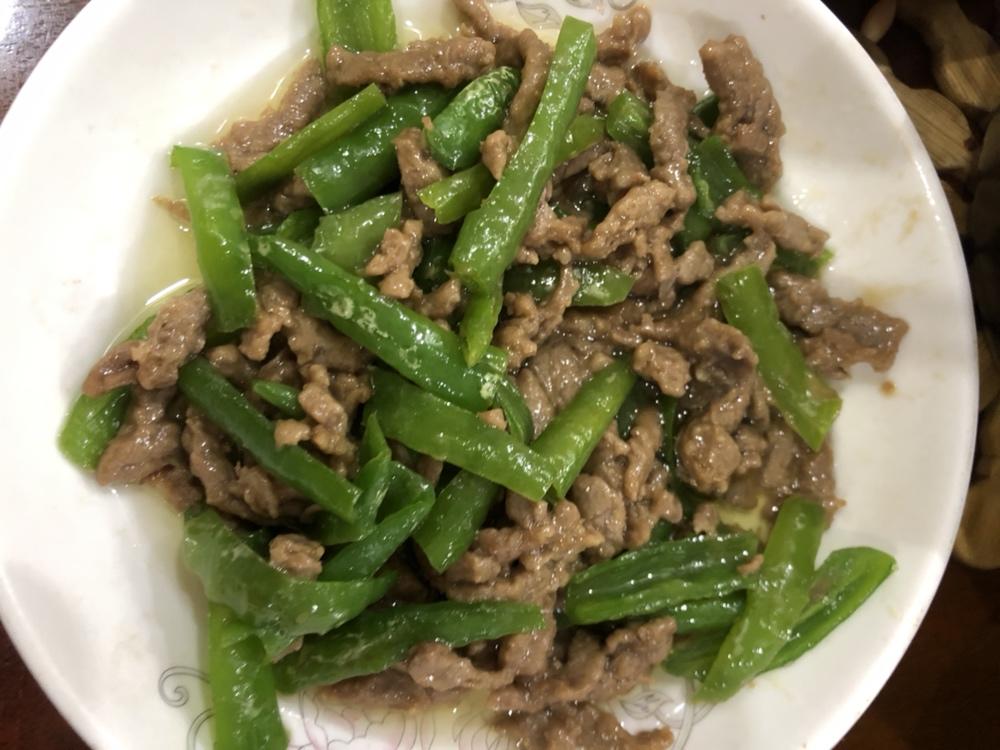 绝对不会炒老的尖椒牛柳