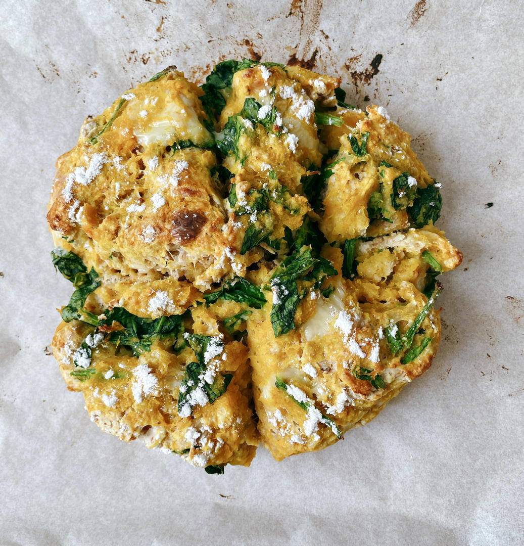 超软田园豆肉松丹波面包——其实是个快手大司康【健康主食】