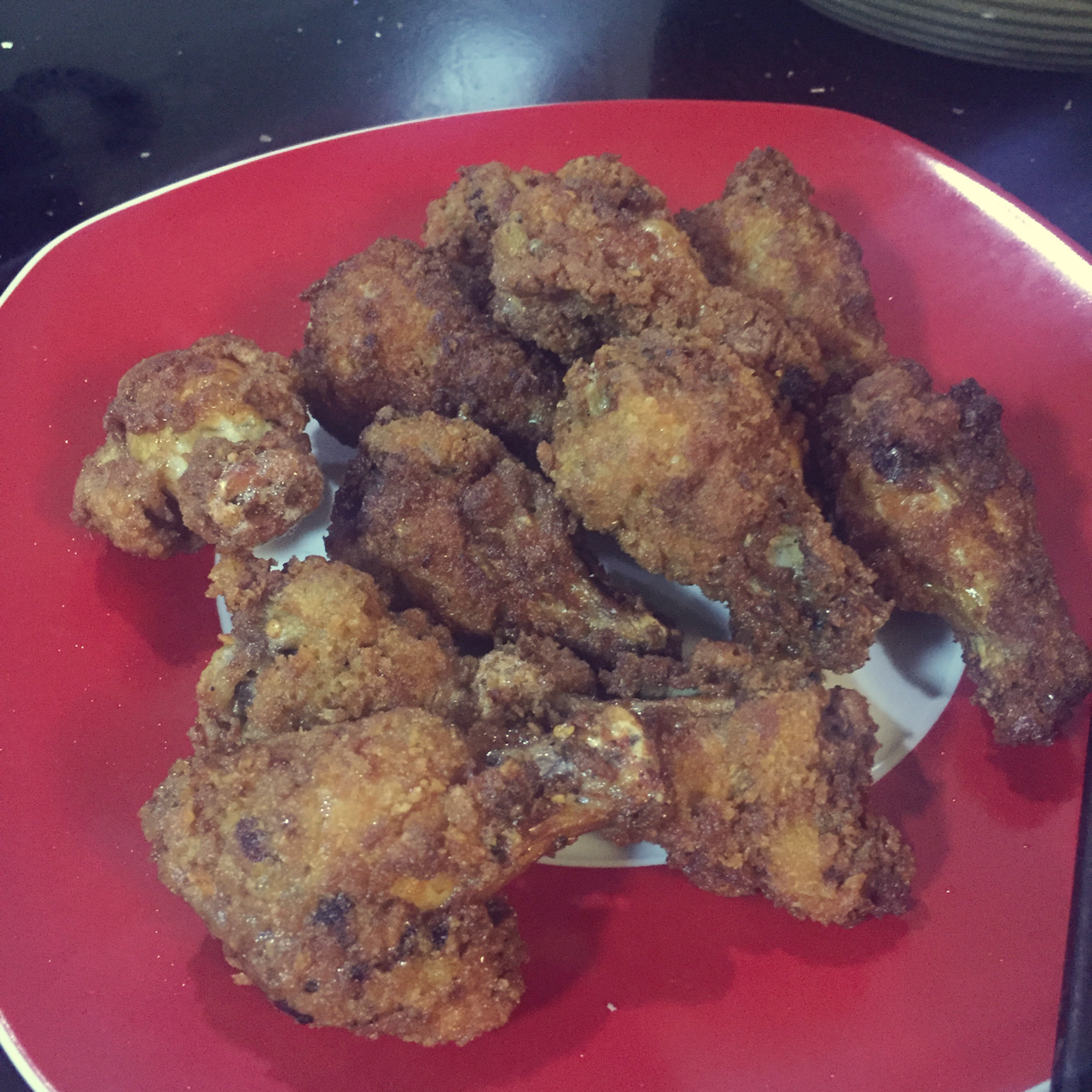 香脆辣味炸鸡翅